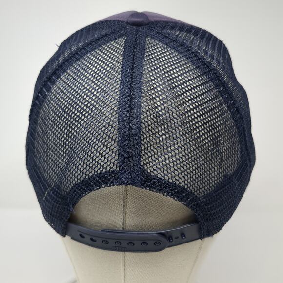 Mtn High Industries Snapback Rope Trucker Hat Blue One Size Mesh Back - Picture 6 of 9